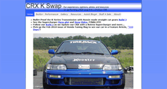 Desktop Screenshot of crxkswap.com